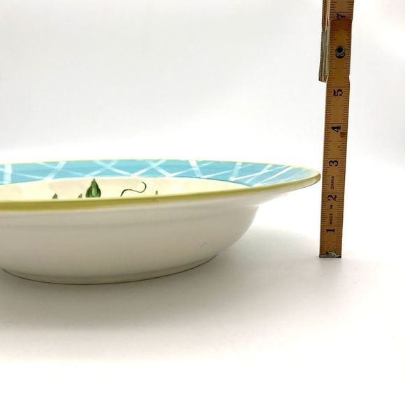 Hydrangea by Jay Import Co Serving Bowl Blue, Yellow and Purple Floral - Picture 10 of 12